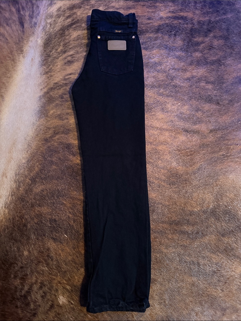 Black wranglers bootcut jeans kids